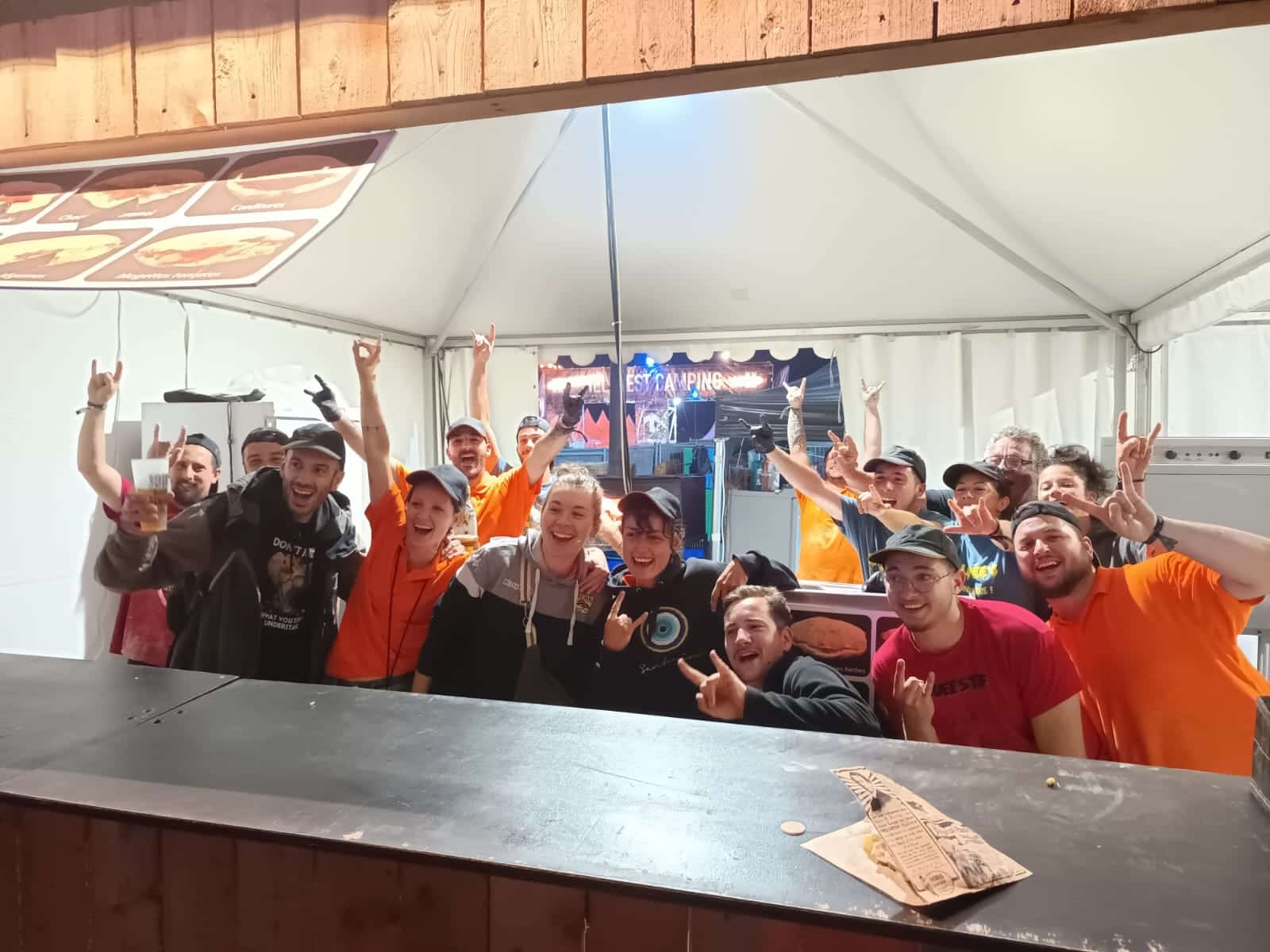 notre équipe au Hellfest, festival de musique - Fouéestif